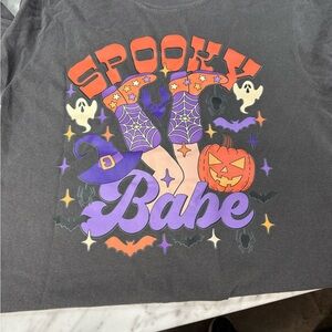 Spooky Babe Halloween graphic tee